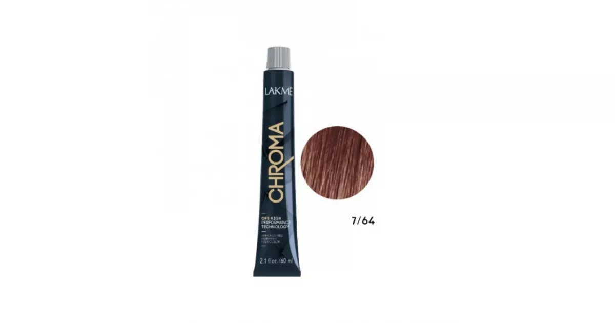 Dumyah Lakme Chroma Copper Chestnut Medium Blonde Cream Hair Color