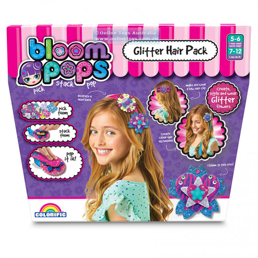 BLOOM POPS - GLITTER HAIR PACK