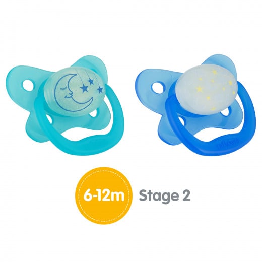 Dr. Brown's Glow-in-the-Dark Pacifier Stage 2, (6-12 Months)