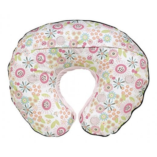 Chicco Boppy Pillow Cotton Slipcover - Pink Flowers