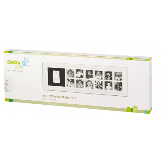 Baby Art First Year Print Frame Classic (White)