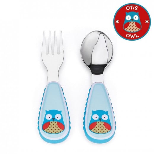 Skip Hop Zootensils Fork And Spoon - Owl