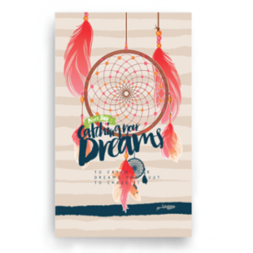 Note Small(Lined) - Small Dream Catcher Notebook -11x15cm