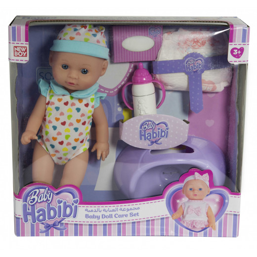 Baby Habibi Basic Baby Doll Care Set