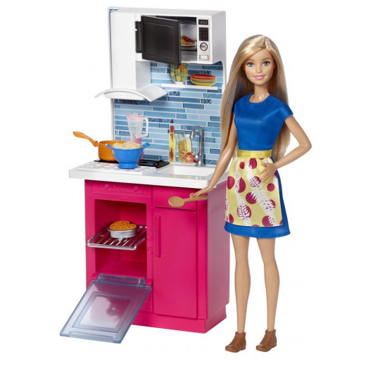 Barbie Kitchen and Doll-  Assortment - Random Selection - 1 Pack