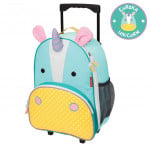 Skip Hop Zoo Little Kid Travel Rolling Luggage Backpack - Unicorn