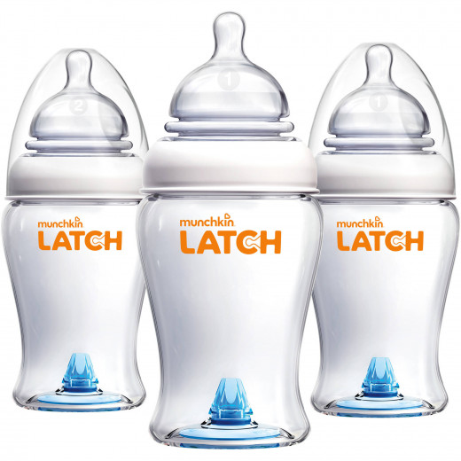 Munchkin Latch 8oz/236 ml Bottle - 3 Pack