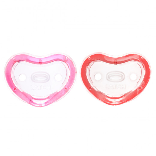 Munchkin Latch Pacifier 3+ - 2 Pack Pink/Red