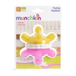Munchkin Twisty Teether Ball (Pink/Yellow)