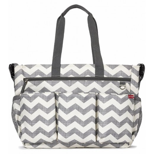Skip Hop Twins Signature Baby Changing Nappy Bag - Double Duo Chevron