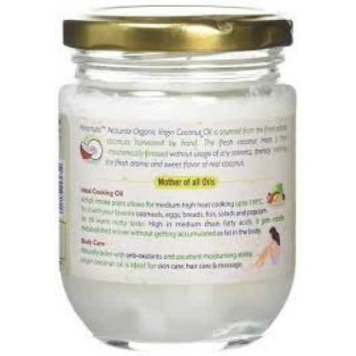 Parachute Coconut Oil Organic 100% 200ml (Glass Jar)