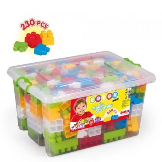 Dolu Big Color Blocks In Plastic Box- 230 pcs