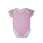 BabySafe Baby Wear Temperature Alert - Body Suits (2 pieces) - pink - 0-3 Months