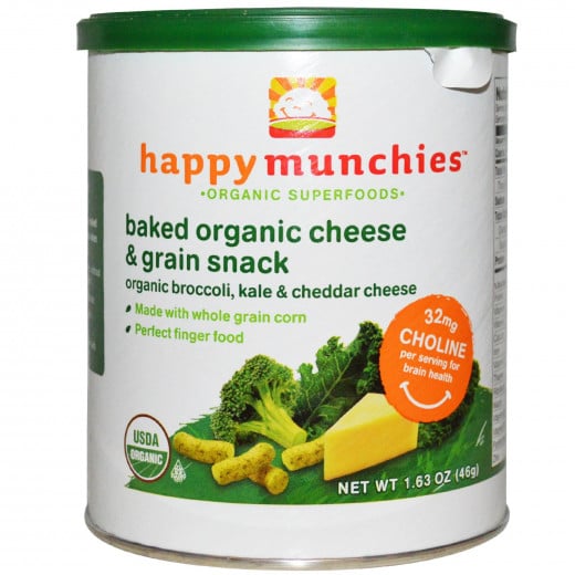 Happy Munchies Cheddar Cheese, Kale and Broccoli