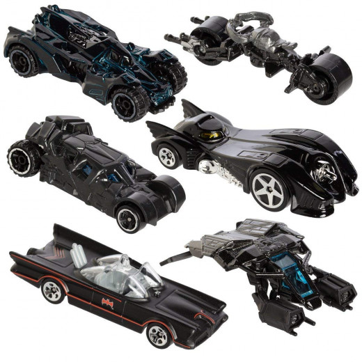 Hot Wheels - Batman Complete 1 pack - Bat- mobiles, Bat-Pod - Assortment