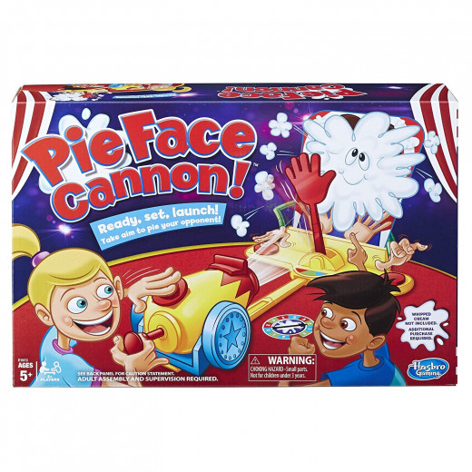 Pie Face Cannon Game Whipped Cream Family Board Game Kids