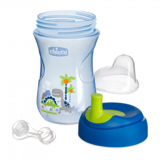 Chicco First Straw Trainer No Spill Sippy Cup 12M+, 9oz, Blue