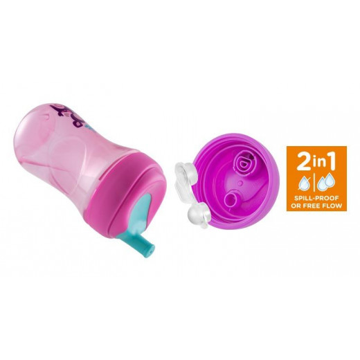 Chicco First Straw Trainer No Spill Sippy Cup 12M+, 9oz, Purple