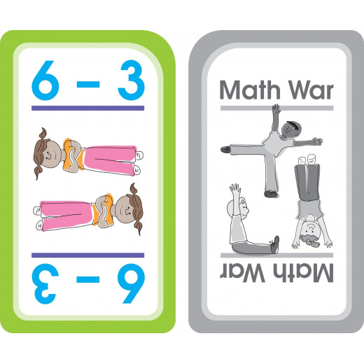 منطقة المدرسة - بطاقات الألعاب - حرب الرياضيات