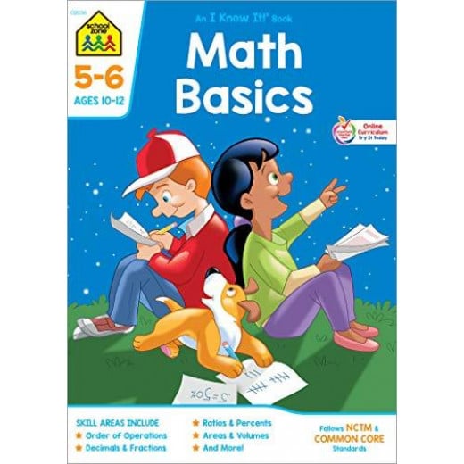 School Zone - Math Basics Grades 5-6 Workbook