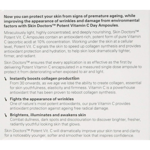 Skin Doctors Potent Vitamin C, 50 Ampoules