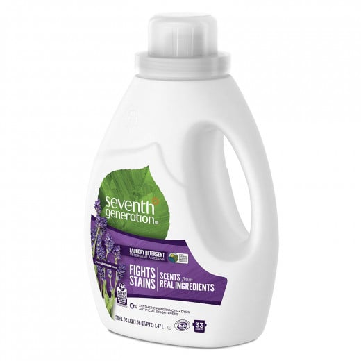 Seventh Generation Liquid Laundry Detergent, Fresh Lavender Scent 1.47L