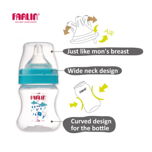 Farlin Feeding Bottle, 140ml, Blue