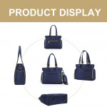 Colorland Classic Baby Diaper Tote Maternity Bag, Navy Blue