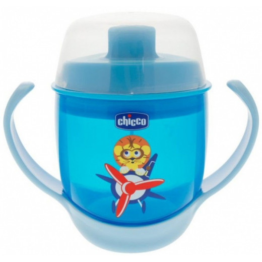 Chicco Meal Cup (12M+), Pink or Blue - أزرق