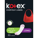Kotex Feminine Liners Long Scented, 30 Pads