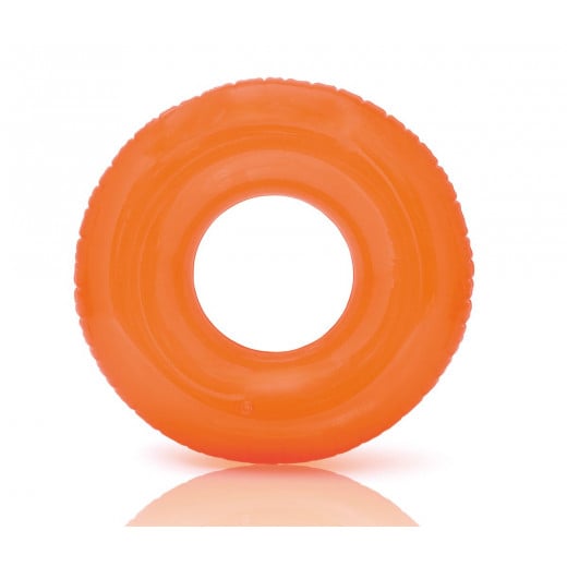 عجلات سباحة شفاف, باللون البرتقالي من انتكس