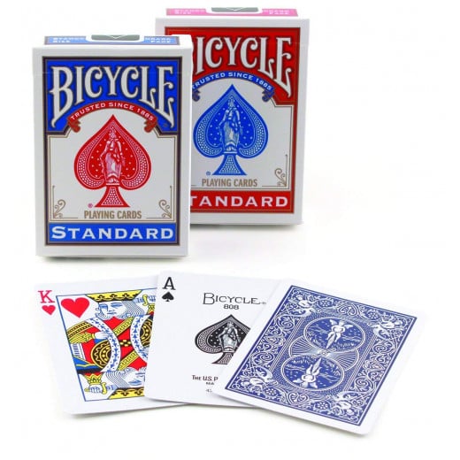 Bicycle Poker Size Standard Index Playing Cards, 12 Deck Player's Pack