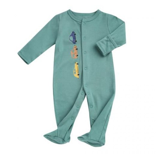 Colorland - Baby Romper / The Car Show 3 Pieces In One Pack - 0-3 Months