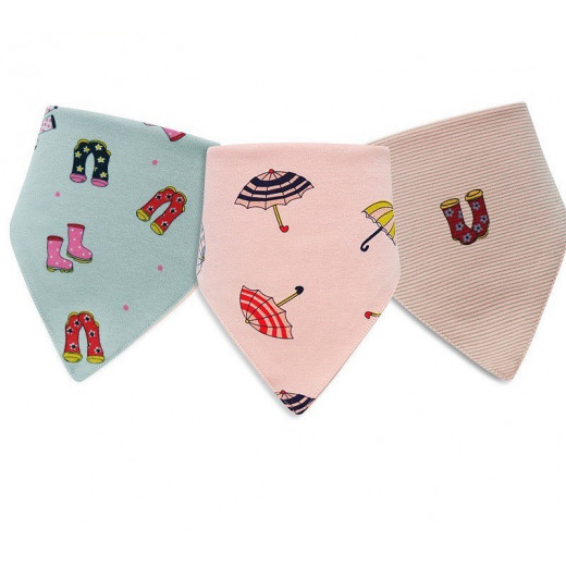 Colorland - (4) Baby Bibs 3 Pieces In One Pack
