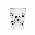 Amscan - Soccer Fan Plastic Cups X8 pieces
