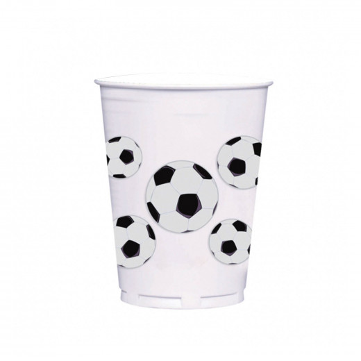 Amscan - Soccer Fan Plastic Cups X8 pieces