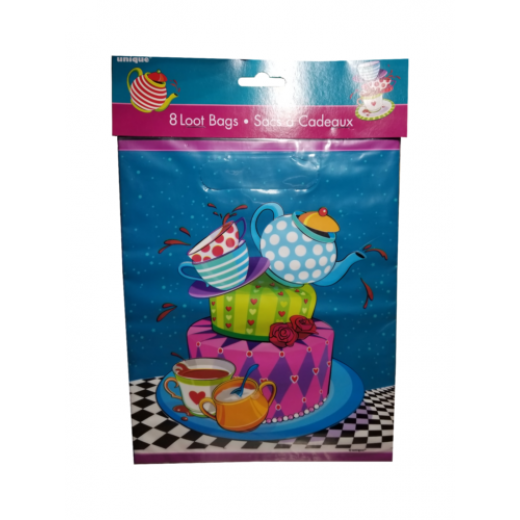 Amscan 8 Mad Hatter's Tea Party Loot Bags
