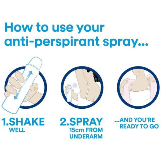Dove Original Spray Anti-Perspirant Deodorant 250ml (Made in Britain).