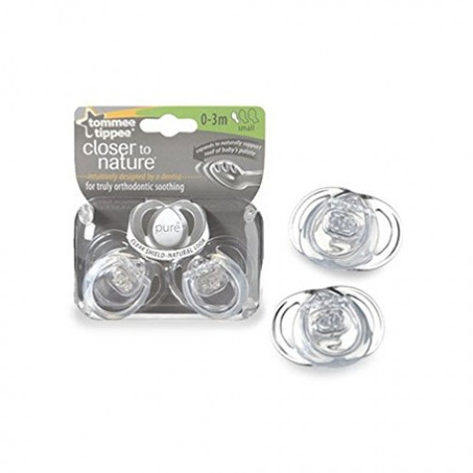Tommee Tippee Closer To Nature Pure Air Orthadontic Soother, 0-3 months