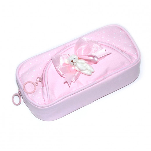 Rectangle Pencil Case, Pink or Purple - Pink