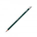Stabilo Othello Pencil with Rubber Green with Stripes -12 Pencils