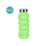 Que Collapsible Water Bottle, Key Lime Green, 355 ml