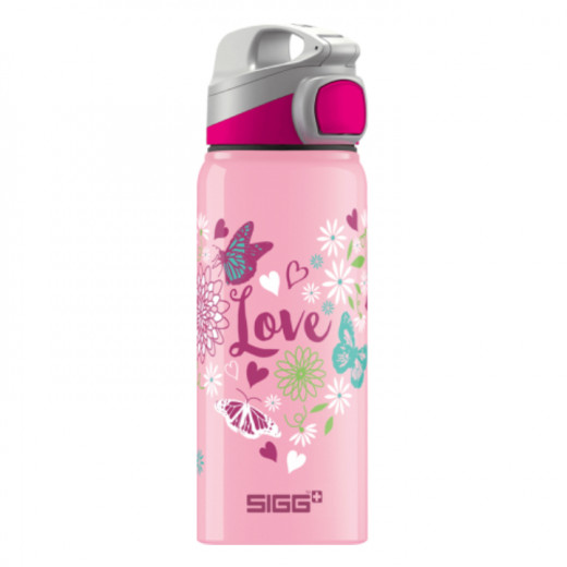 SIGG Kids Water Bottle Miracle Alu Love 0.6 L