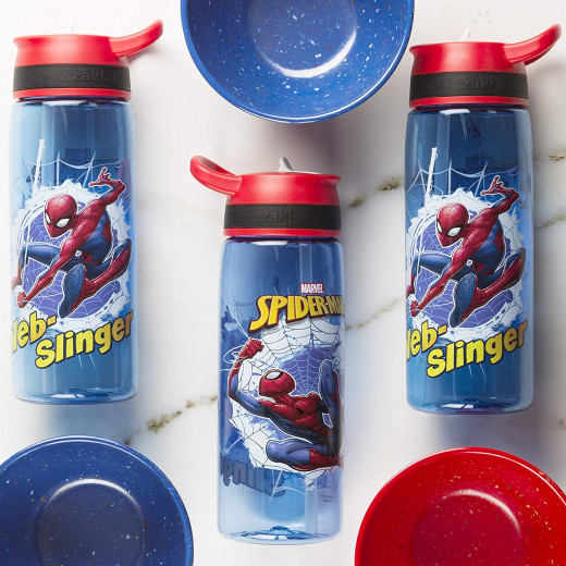 Zak Designs Marvel Comics Water Bottle 25oz, Spider-Man