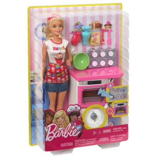 Barbie Baking Feature Doll and Playset