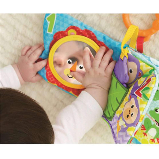 Fisher-Price 1 to 5 Soft Activity Book with Monkey Teether