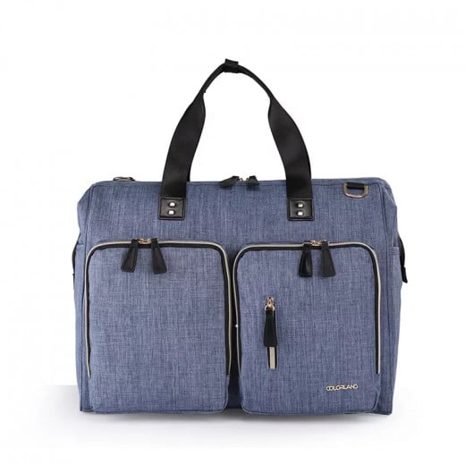 حقيبة حمل للأمومة من كولورلاند (أزرق)