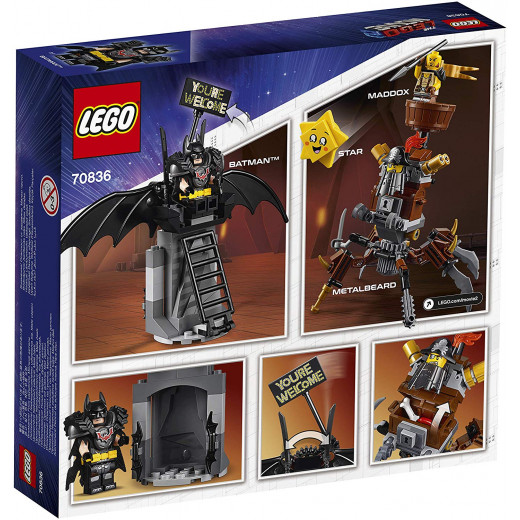 LEGO The Lego Movie 2:Battle-Ready Batman And MetalBeard, 168 pieces
