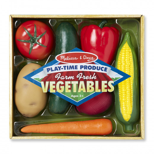 Melissa & Doug Play-Time Produce Vegetables Set