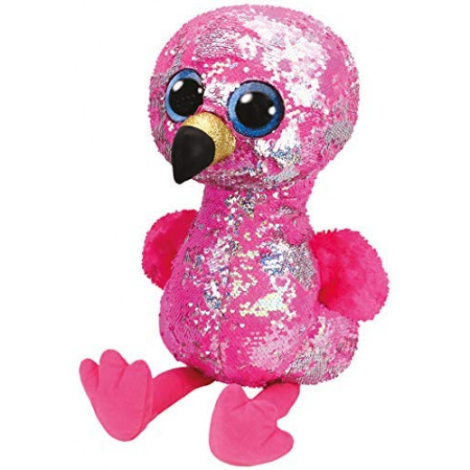 Ty Pinky Flamingo Flippable-Large, Multicolored